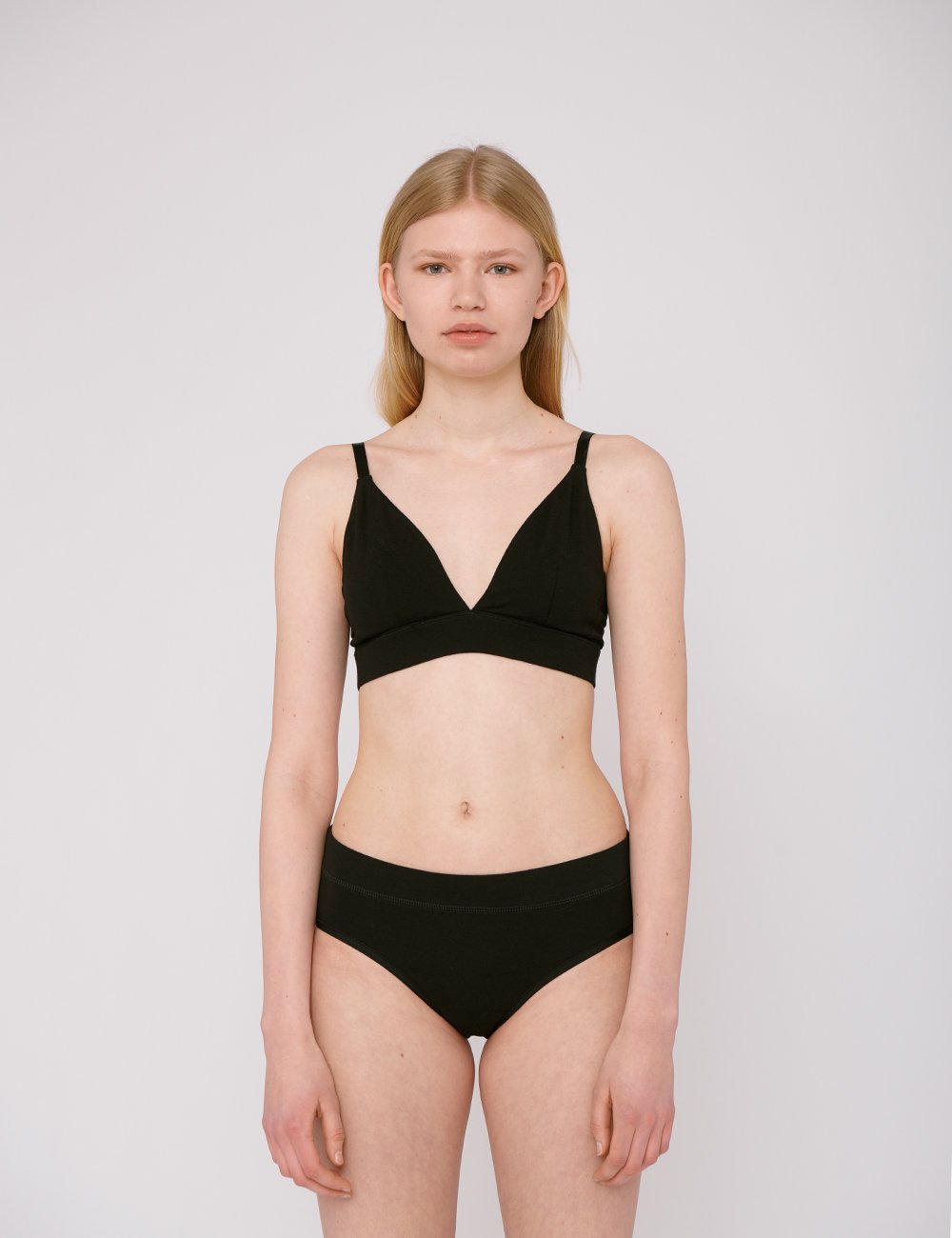 Organic Cotton Bikini Briefs 2 - pack Sort – Mott Skrædderi